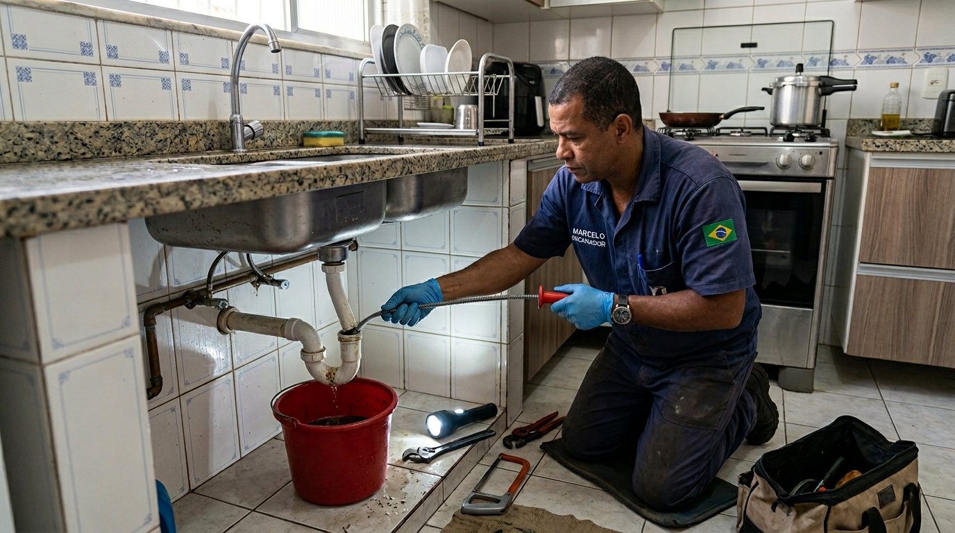 Desentupimento de canos com jato de alta pressão em Ipatinga‑MG